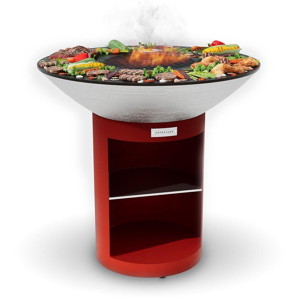 Arteflame 40" Platinum Series Grill — Round Base With Storage